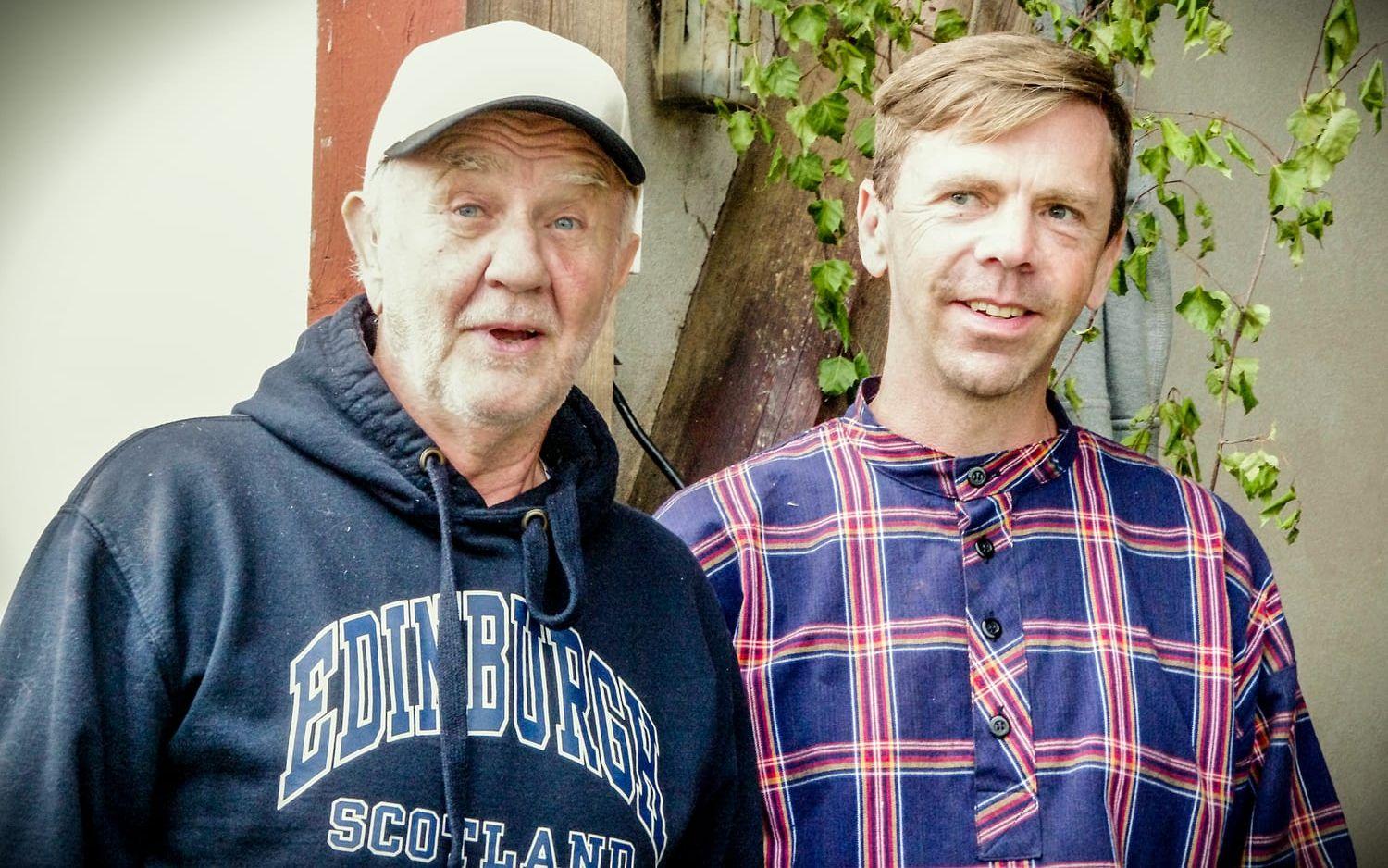 Lars Edner och Magnus Bandgren har kamperat ihop i många år med olika uppsättningar och föreställningar.