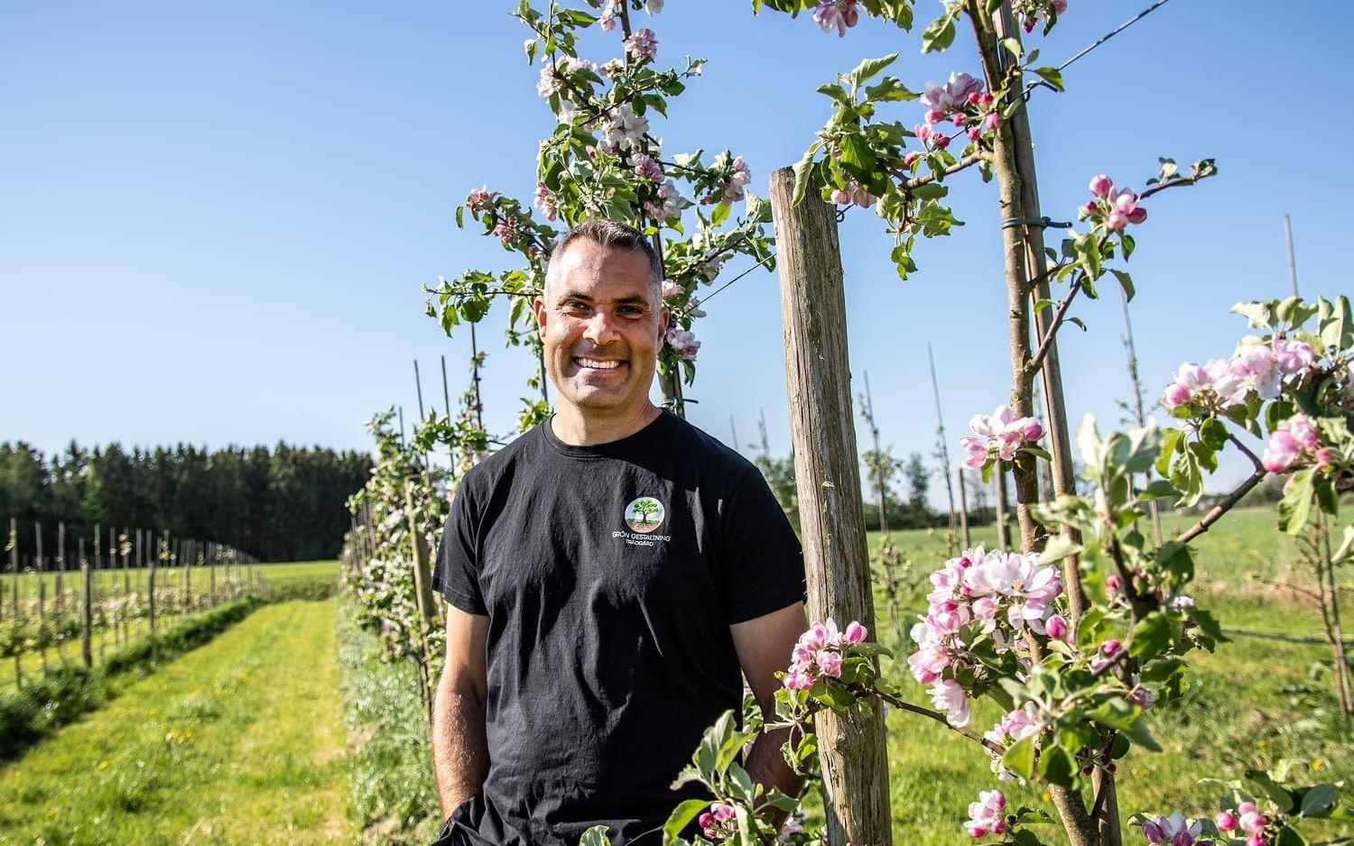 Fredrik Persson driver ett musteri och ser fram emot första året som utställare på Glupsk på Dalsland.